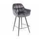Scaune Bar - Set 2 scaune de bar pivotante Papillon gri