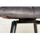 Scaune Bar - Set 2 scaune de bar pivotante Papillon gri