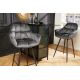 Scaune Bar - Set 2 scaune de bar pivotante Papillon gri
