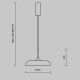Pendule, Lustre suspendate - Lustra/Pendul LED design modern Gerhard 30cm negru