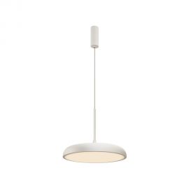 Pendule, Lustre suspendate - Lustra/Pendul LED design modern Gerhard 40cm alb