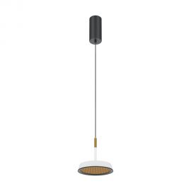 Pendule, Lustre suspendate - Pendul LED design modern El 14,5cm alb/auriu