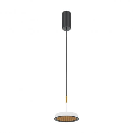 Pendule, Lustre suspendate - Pendul LED design modern El 14,5cm alb/auriu