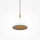 Pendule, Lustre suspendate - Pendul LED design modern El 14,5cm alb/auriu