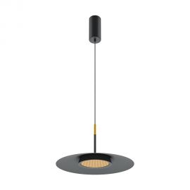 Pendule, Lustre suspendate - Lustra/Pendul LED design modern El 35cm negru/auriu