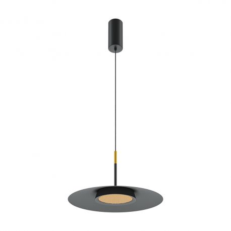 Pendule, Lustre suspendate - Lustra/Pendul LED design modern El 35cm negru/auriu