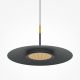 Pendule, Lustre suspendate - Lustra/Pendul LED design modern El 35cm negru/auriu