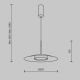Pendule, Lustre suspendate - Lustra/Pendul LED design modern El 50cm alb