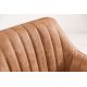 Scaune Bar - Set 2 scaune de bar Turin microfibra maro vintage