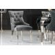 Seturi scaune, HoReCa - Set 2 scaune stil baroc Castle Deluxe, gri