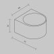 Aplice - Aplica LED ambientala de exterior IP54 Blow 5W