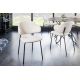 Seturi scaune, HoReCa - Set 2 scaune stil modern Tracy Alpine, boucle alb