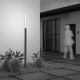 Stalpi - Stalp LED iluminat exterior IP65 Lit maro H-198,5cm
