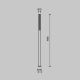 Stalpi - Stalp LED iluminat exterior IP65 Lit maro H-198,5cm