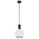 Lustra / Pendul design modern SAGUNTO 20cm, negru