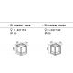 Stalpi - Mini Stalp iluminat exterior IP65 Trim H-21cm