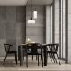 Pendule, Lustre suspendate - Lustra cu 2 pendule design modern SAGUNTO, negru