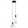 Lustra cu 2 pendule design modern SAGUNTO, negru