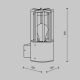 Aplice - Aplica de perete iluminat exterior IP54 Barrel 1L