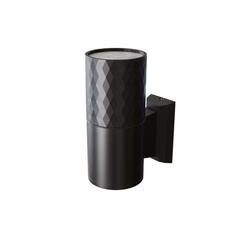 Aplice - Aplica de perete iluminat ambiental exterior IP54 Bowery negru