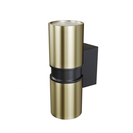 Aplice - Aplica de perete iluminat ambiental exterior IP54 Bowery 2L negru/alama