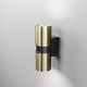 Aplice - Aplica de perete iluminat ambiental exterior IP54 Bowery 2L negru/alama