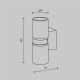 Aplice - Aplica de perete iluminat ambiental exterior IP54 Bowery 2L negru/alama
