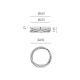 Plafoniere - Plafoniera LED design modern ATIA 45cm alb sau negru
