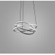 Pendule, Lustre suspendate - Lustra LED circulara design modern ATIA 65cm alb sau negru