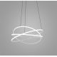Pendule, Lustre suspendate - Lustra LED circulara design modern ATIA 80cm alb sau negru