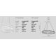 Pendule, Lustre suspendate - Lustra LED circulara design modern ATIA 100cm alb sau negru