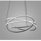Pendule, Lustre suspendate - Lustra LED circulara design modern ATIA 100cm alb sau negru