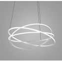 Lustra LED circulara design modern ATIA 100cm alb sau negru