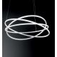 Pendule, Lustre suspendate - Lustra LED circulara design modern ATIA 100cm alb sau negru
