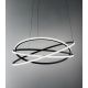 Pendule, Lustre suspendate - Lustra LED circulara design modern ATIA 100cm alb sau negru