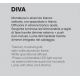Pendule, Lustre suspendate - Lustra LED design modern Diva 50cm, auriu, alb sau titan