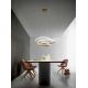 Pendule, Lustre suspendate - Lustra LED design modern Diva 50cm, auriu, alb sau titan
