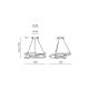 Pendule, Lustre suspendate - Lustra LED design modern Diva 50cm, auriu, alb sau titan
