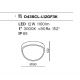 Aplice - Plafoniera LED pentru exterior IP65 Mon