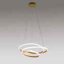 Lustra LED design modern Diva 65cm, auriu, alb sau titan