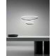 Pendule, Lustre suspendate - Lustra LED design modern Diva 65cm, auriu, alb sau titan