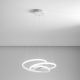 Pendule, Lustre suspendate - Lustra LED design modern Diva 65cm, auriu, alb sau titan