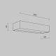 Aplice - Aplica LED ambientala pentru exterior IP65 Lot alb