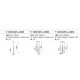 Pendule, Lustre suspendate - Pendul stil minimalist modern Cascade alama