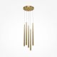 Pendule, Lustre suspendate - Lustra LED cu 5 pendule stil minimalist modern Cascade alama