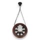 Candelabre, Lustre - Candelabru rustic fabricat manual din lemn Roata