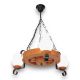 Candelabre, Lustre - Candelabru rustic fabricat manual din lemn Roata 3L