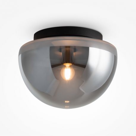 Plafoniere - Plafoniera stil minimalist modern Glassy negru/fumuriu