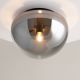 Plafoniere - Plafoniera stil minimalist modern Glassy negru/fumuriu