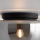 Plafoniere - Plafoniera stil minimalist modern Glassy negru/fumuriu